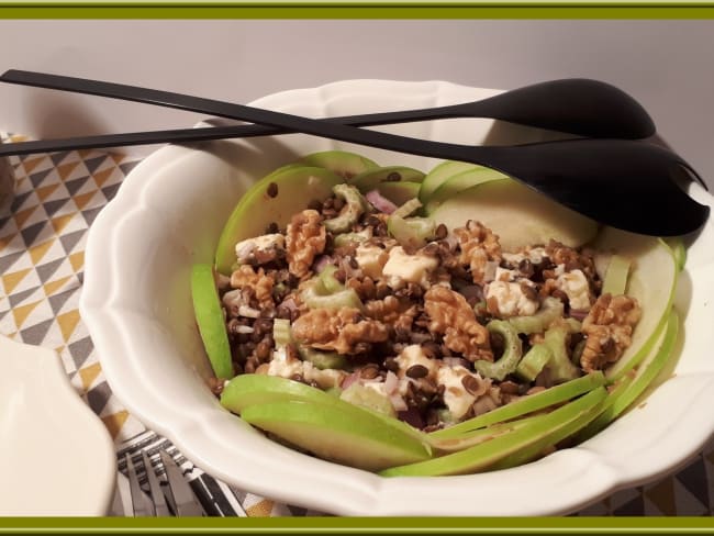 Salade de lentilles à l'auvergnate