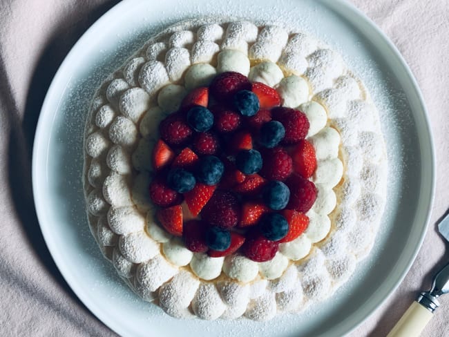 Pavlova aux fruits rouges - Nicolas Bernardé