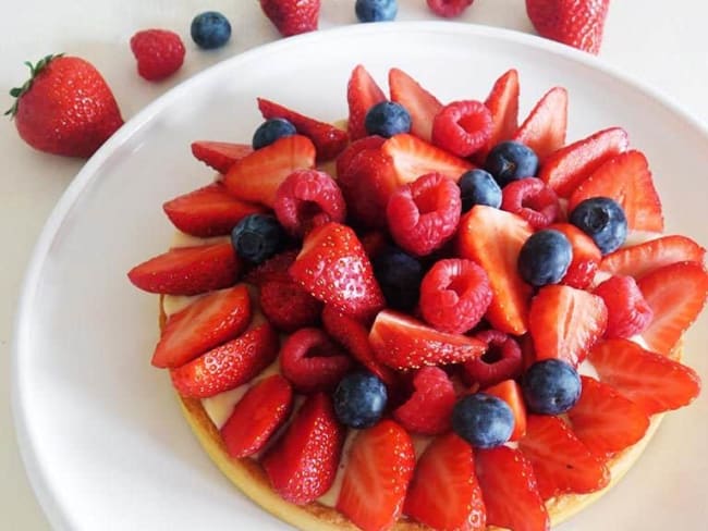 Tarte fruits rouges