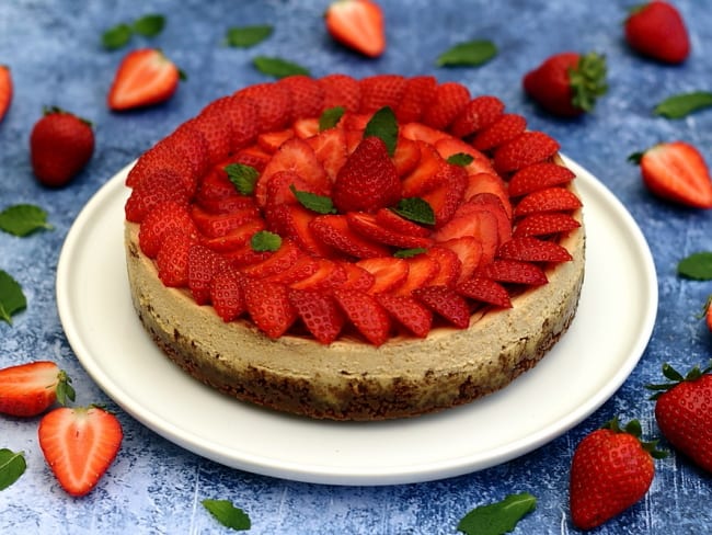 Cheesecake aux fraises