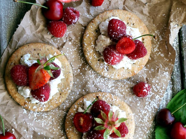 Tartelettes aux fruits rouge igbas