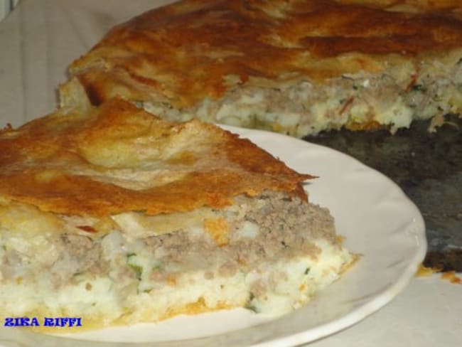 TOURTE AUX FEUILLES DE BRIKS