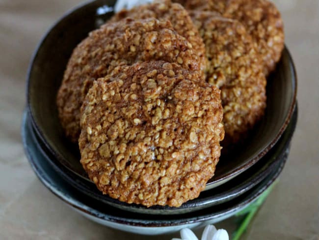 Cookies aux flocons et son d'avoine (IG bas)