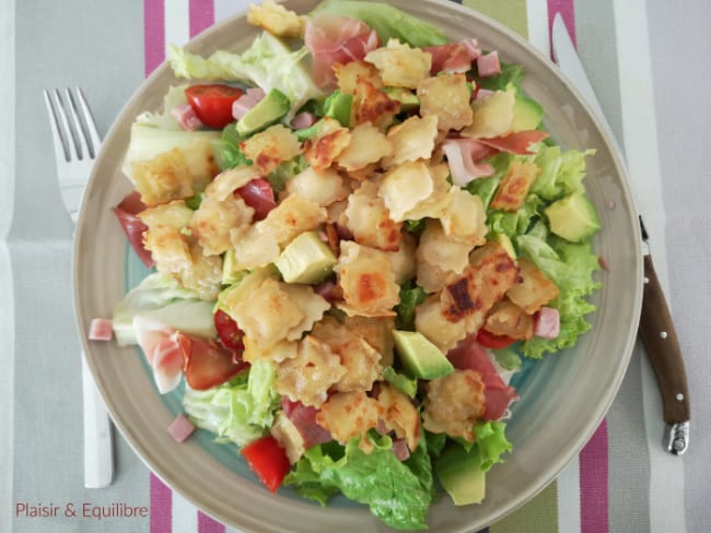 Salade tiède de ravioles