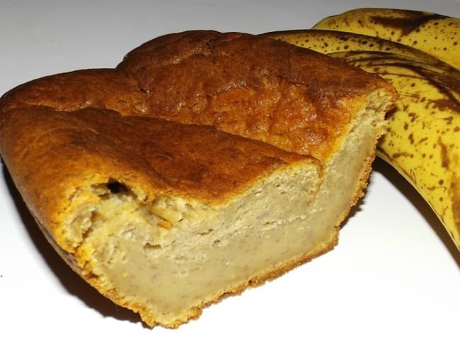 Cake à la banane et à la vanille