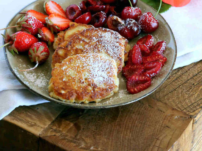 Beignet de fromage frais Małdrzyki comme en Pologne