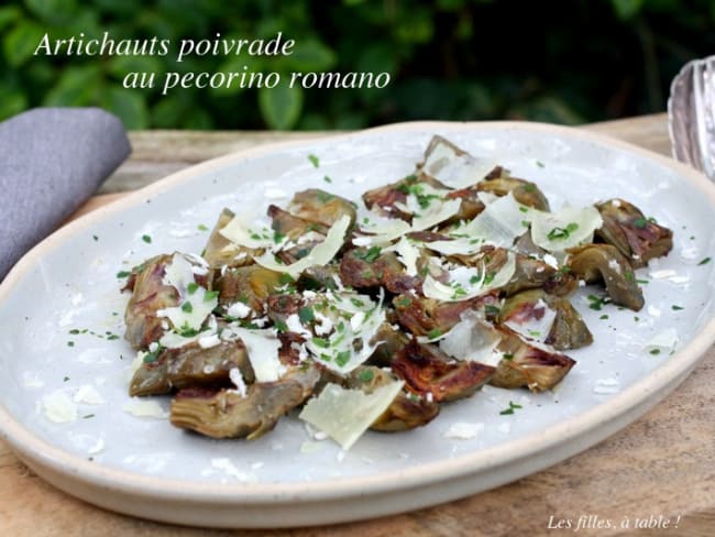 Artichauts poivrade au pecorino romano