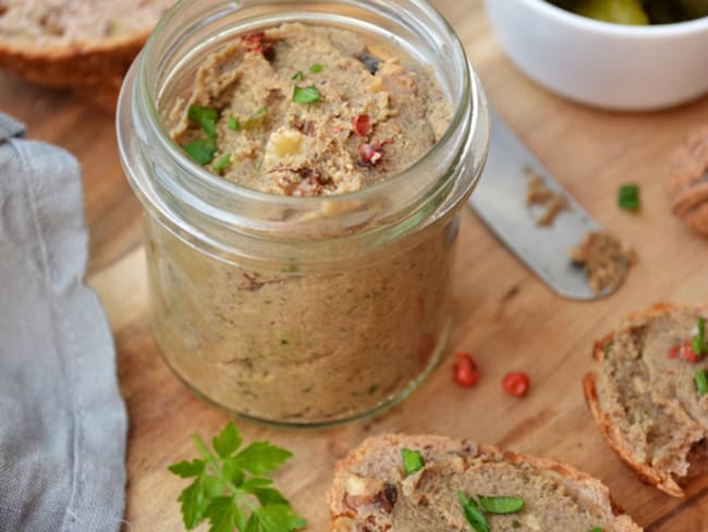 Pâté de champignons à l'okara