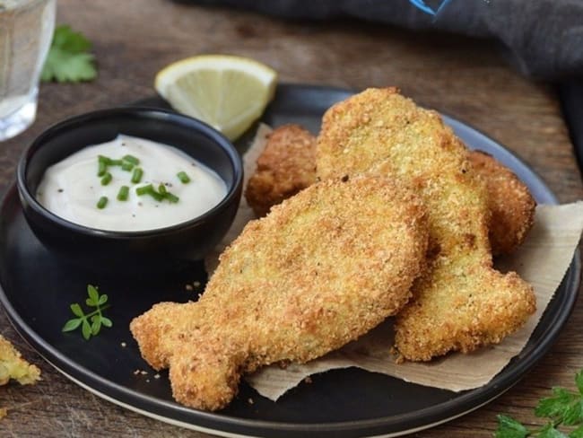 Nuggets de la mer à l'okara