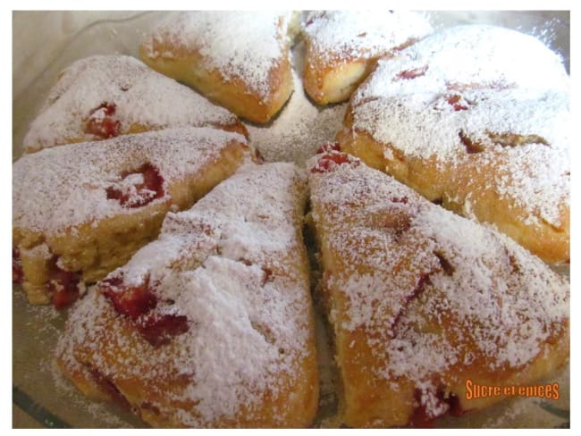 Scones aux fraises : parfaits pour le petit déj' !