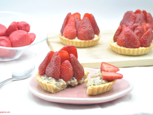 Tartelettes aux fraises et poivre de timut