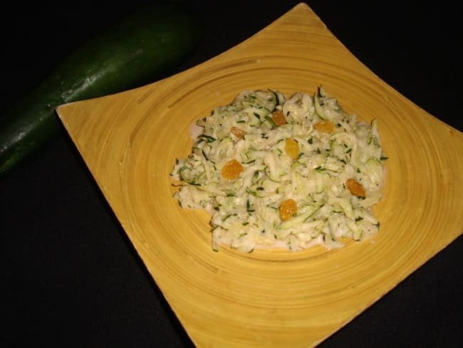 Salade de courgettes à l'indienne