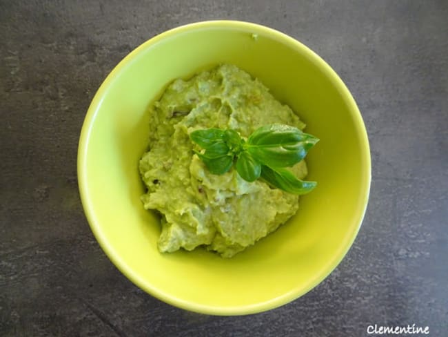 Tartinade de petits pois à la brousse