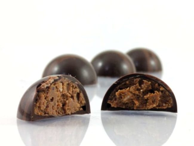 Bonbons banane caramel chocolat