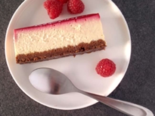 Cheesecake à la framboise