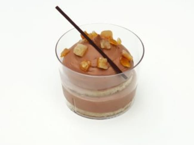 Verrine rapide façon Charlotte Chocolat Orange