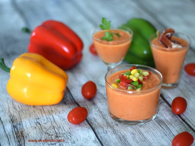 Gaspacho en verrines