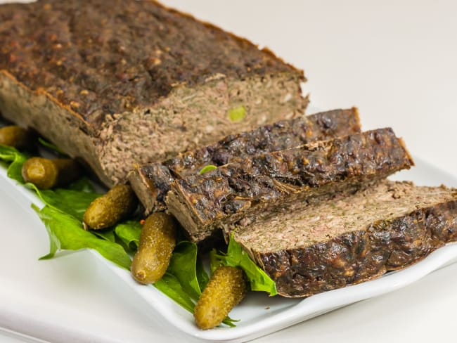 Terrine de foies de volaille aux épinards