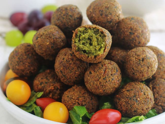 Falafel libanais à base de pois chiches vegan et sans gluten