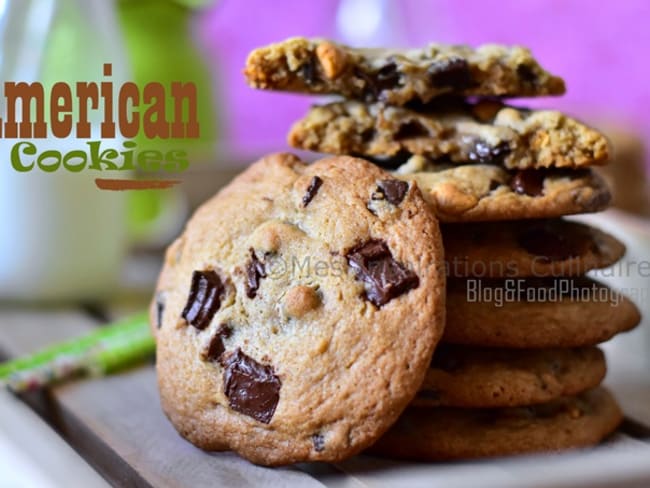 Cookies américaine moelleux 