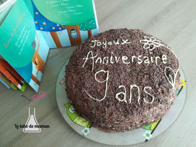 Gâteau façon forêt noire à la vanille