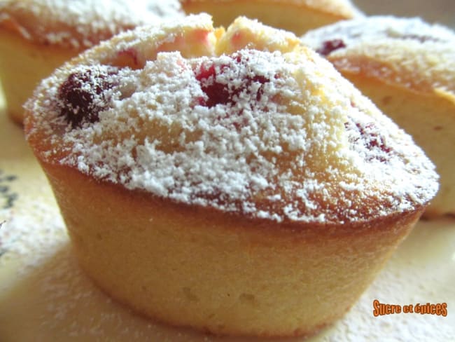 Délicieux financiers aux framboises