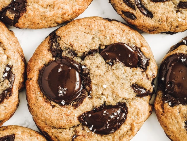 Chocolate chip cookies moelleux