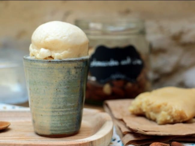 Crème glacée à l'amande inspirée de Jean Sulpice