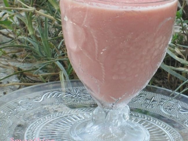 SMOOTHIES CANTALOUP PASTÈQUE YAOURT