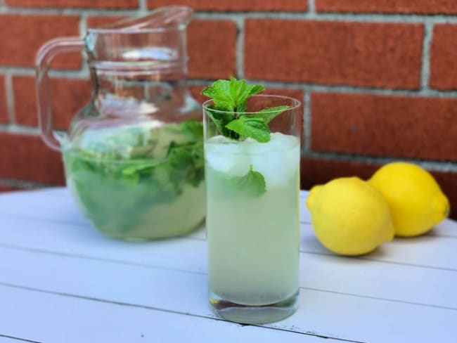 Limonade citron, lime et menthe spéciale canicule