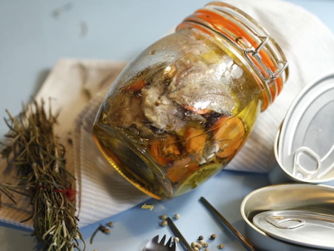 Faites vos sardines à l'huile d'olive maison