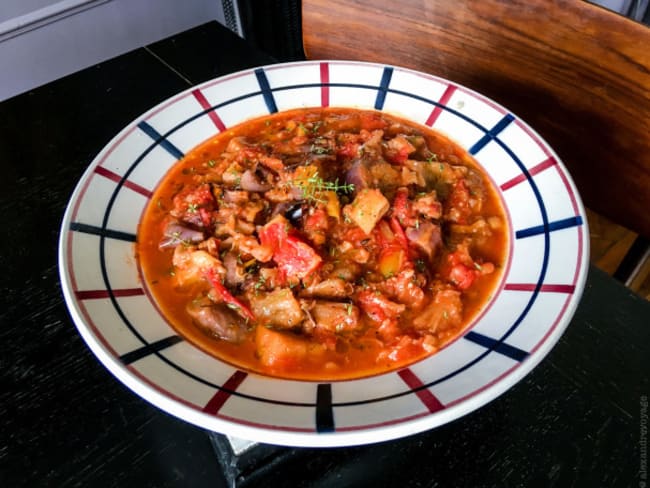 Bohémienne : une recette vegan de tomates et aubergines