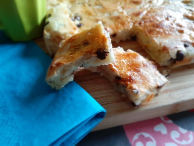 Choco-focaccia pour le pique-nique