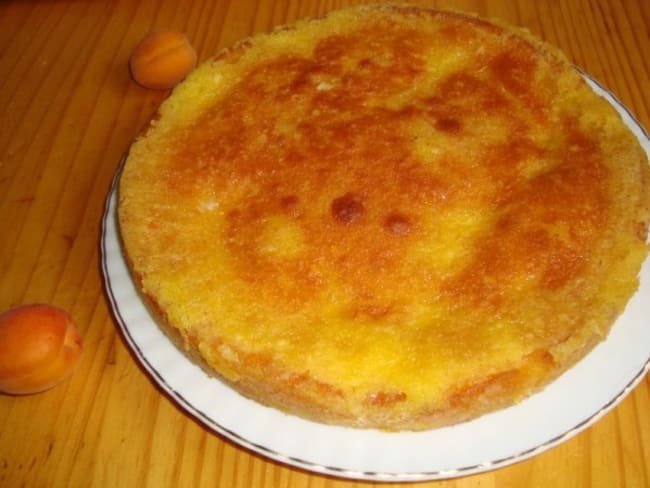 Gâteau en 2 temps aux abricots