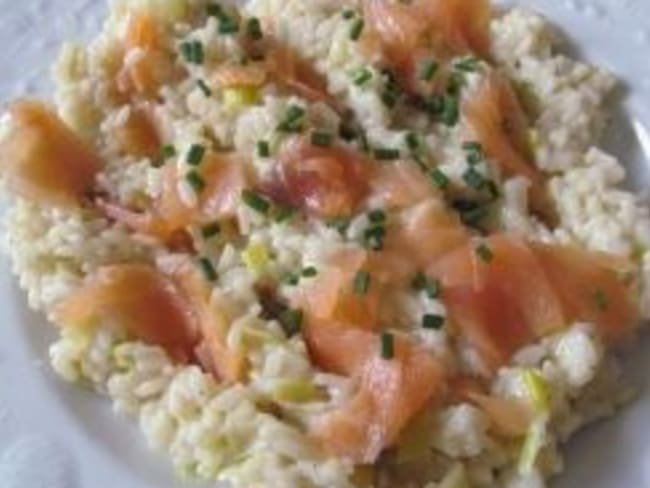 Risotto au saumon fumé au Multicuiseur  Cookeo