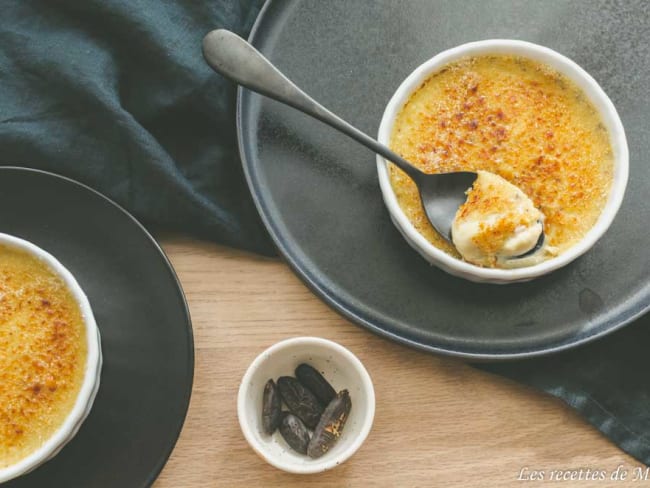 Crème brûlée à la fève tonka