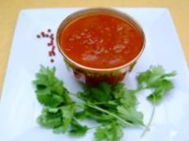 Chutney de Tomates, Sauce Indienne