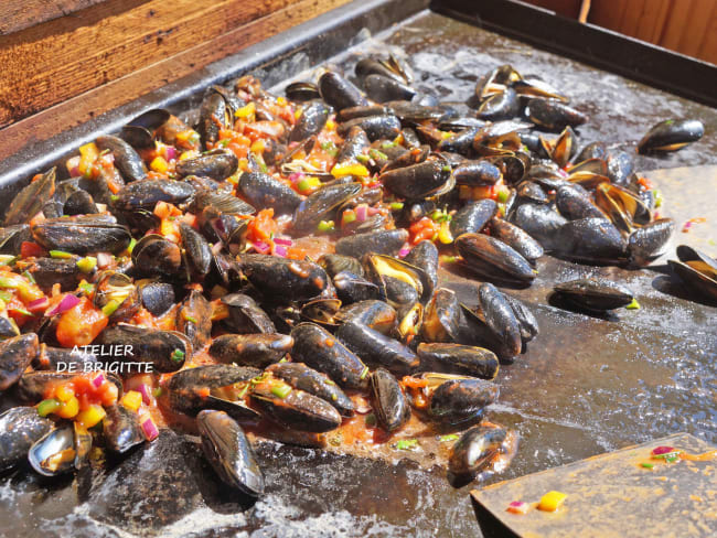 Moules à la Catalane à la Plancha