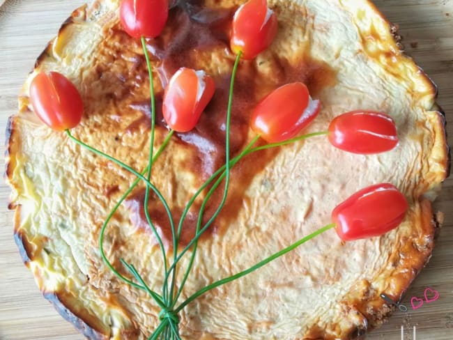 Cheesecake salé à la tomate séchée