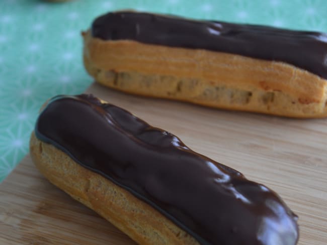 Éclairs à la mousse chocolat noisette au mascarpone