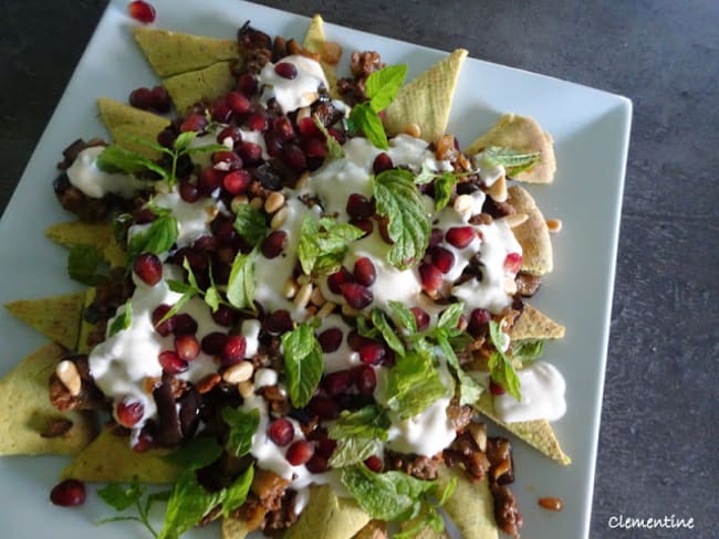 Salade Fattouche à la viande de bœuf et aubergine de Nigella Lawson