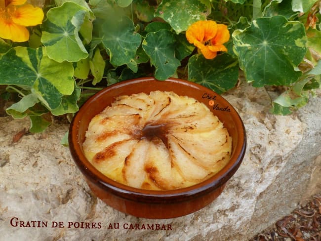 Gratin de poires au Carambar facile