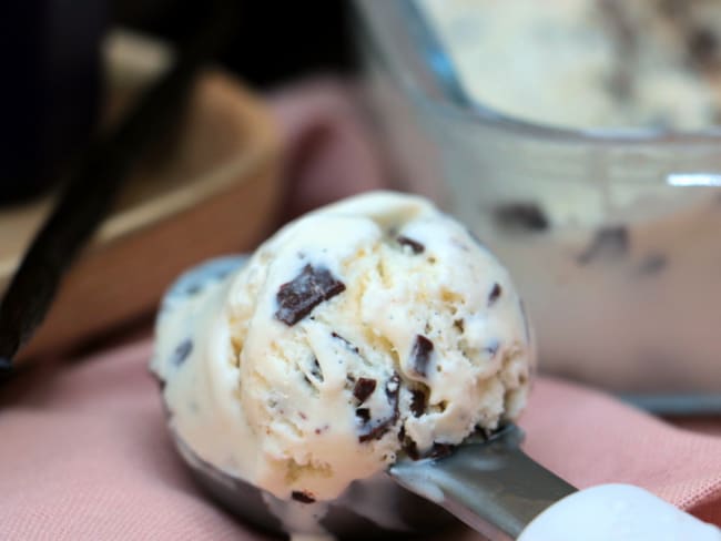 Glace stracciatella - à la sorbetière