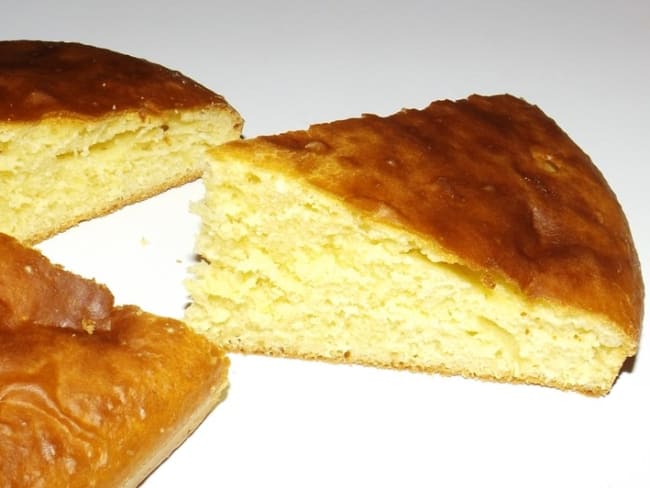 Gâteau aux jaunes d'œufs et à la vanille