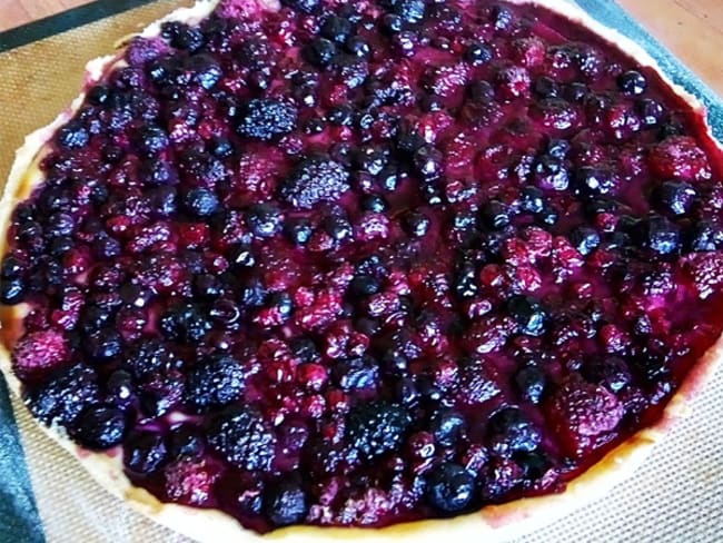 recette deTarte aux fruits rouges