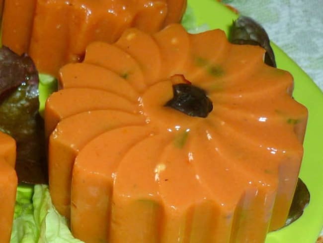 Bavarois à la tomate