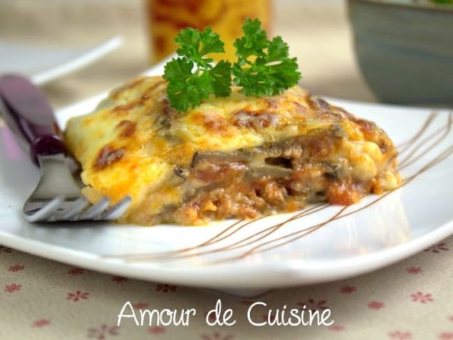 recette lasagnes aux aubergines 