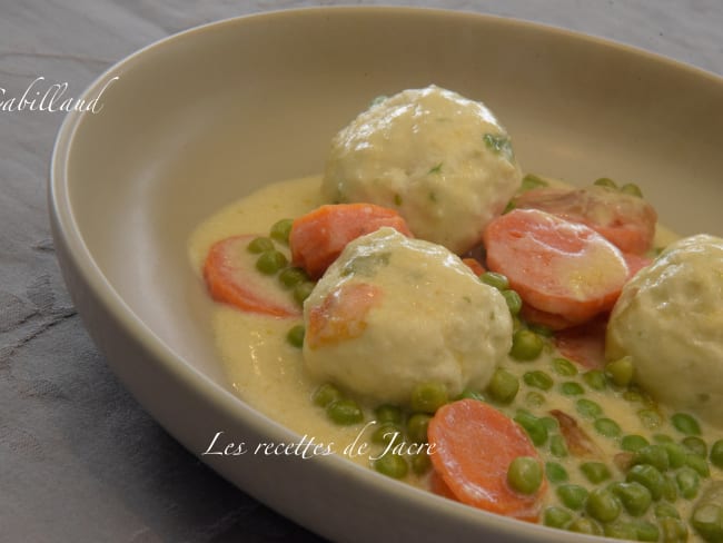 Boulettes de cabillaud au lait de coco