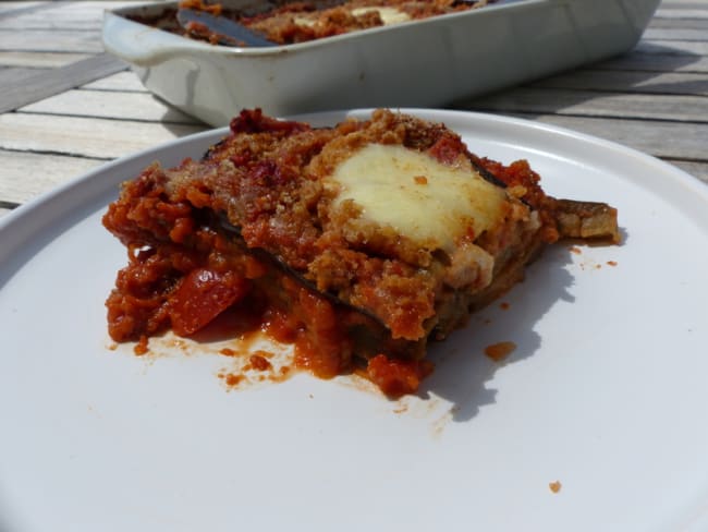 Aubergines à la parmigiana