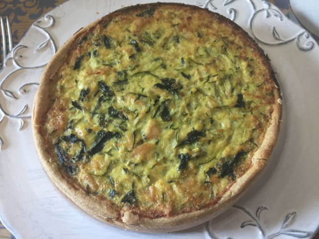 Quiche au thon germon et wakamé